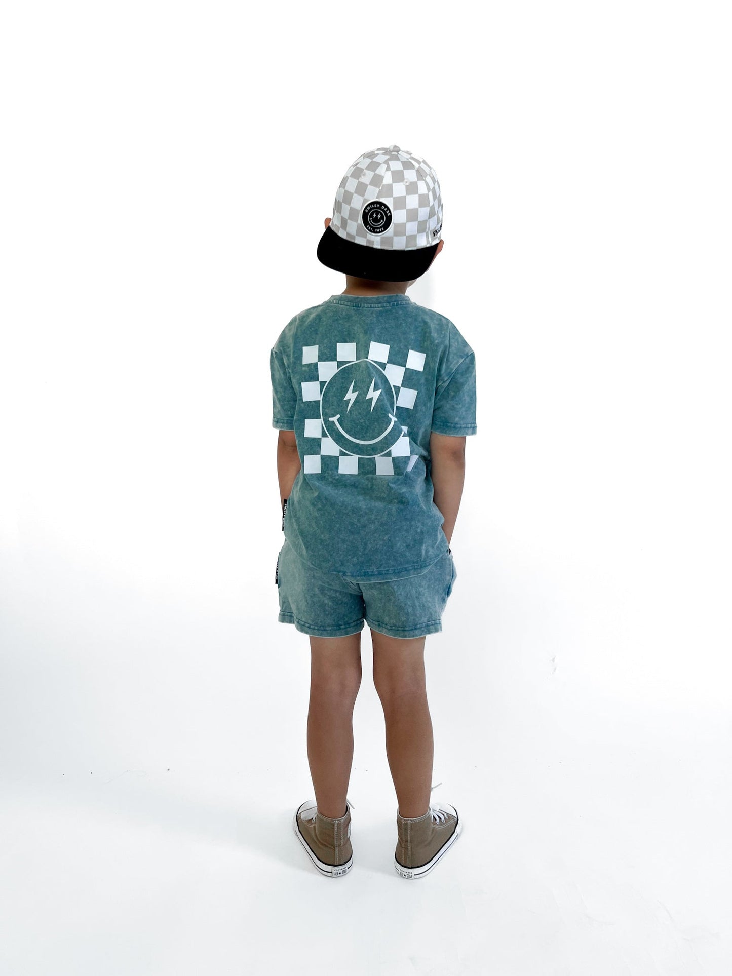 PEACOCK ACID • SHORTS & TEE SET