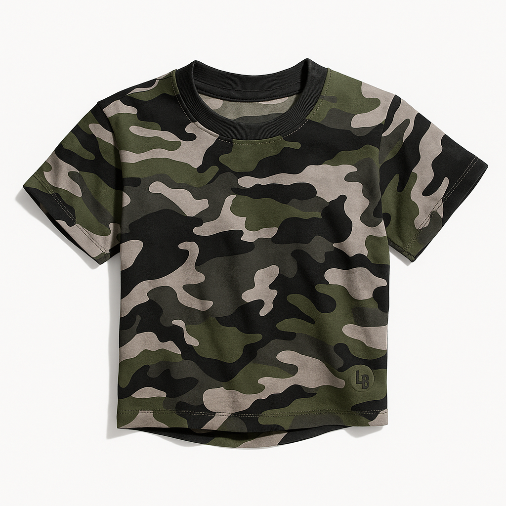 OVERSIZED ARMY CAMO | BAMBOO TEE