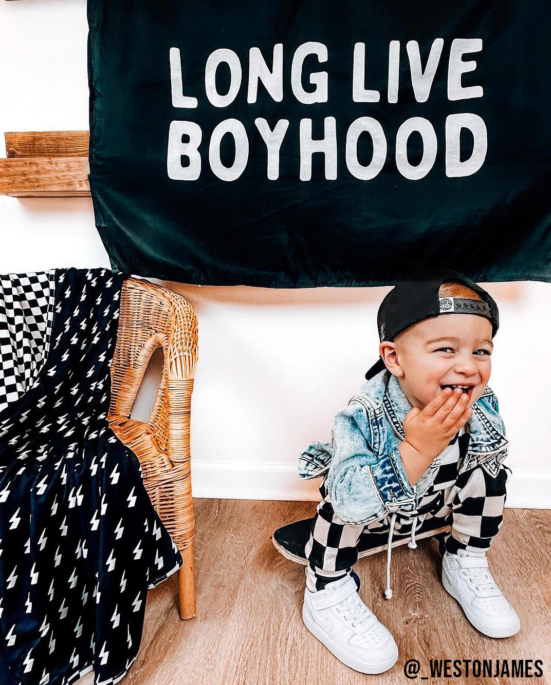 LONG LIVE BOYHOOD BANNER | WALL DECOR