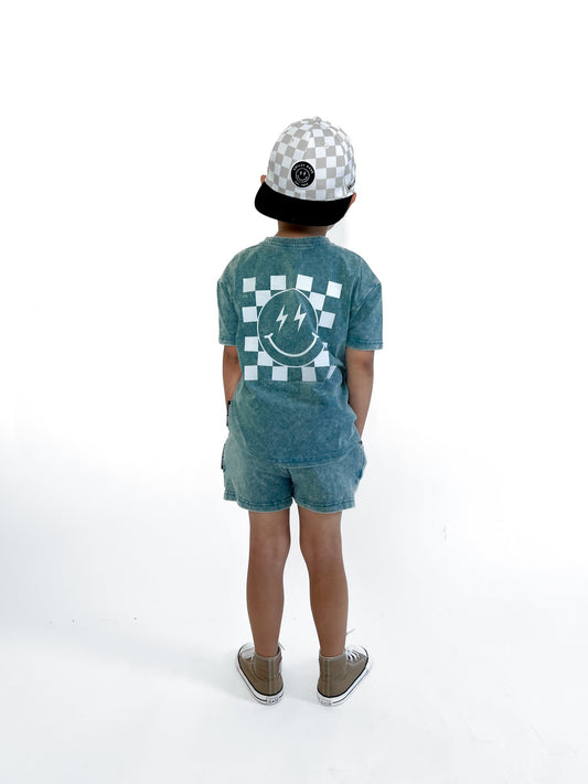 PEACOCK ACID • SHORTS & TEE SET