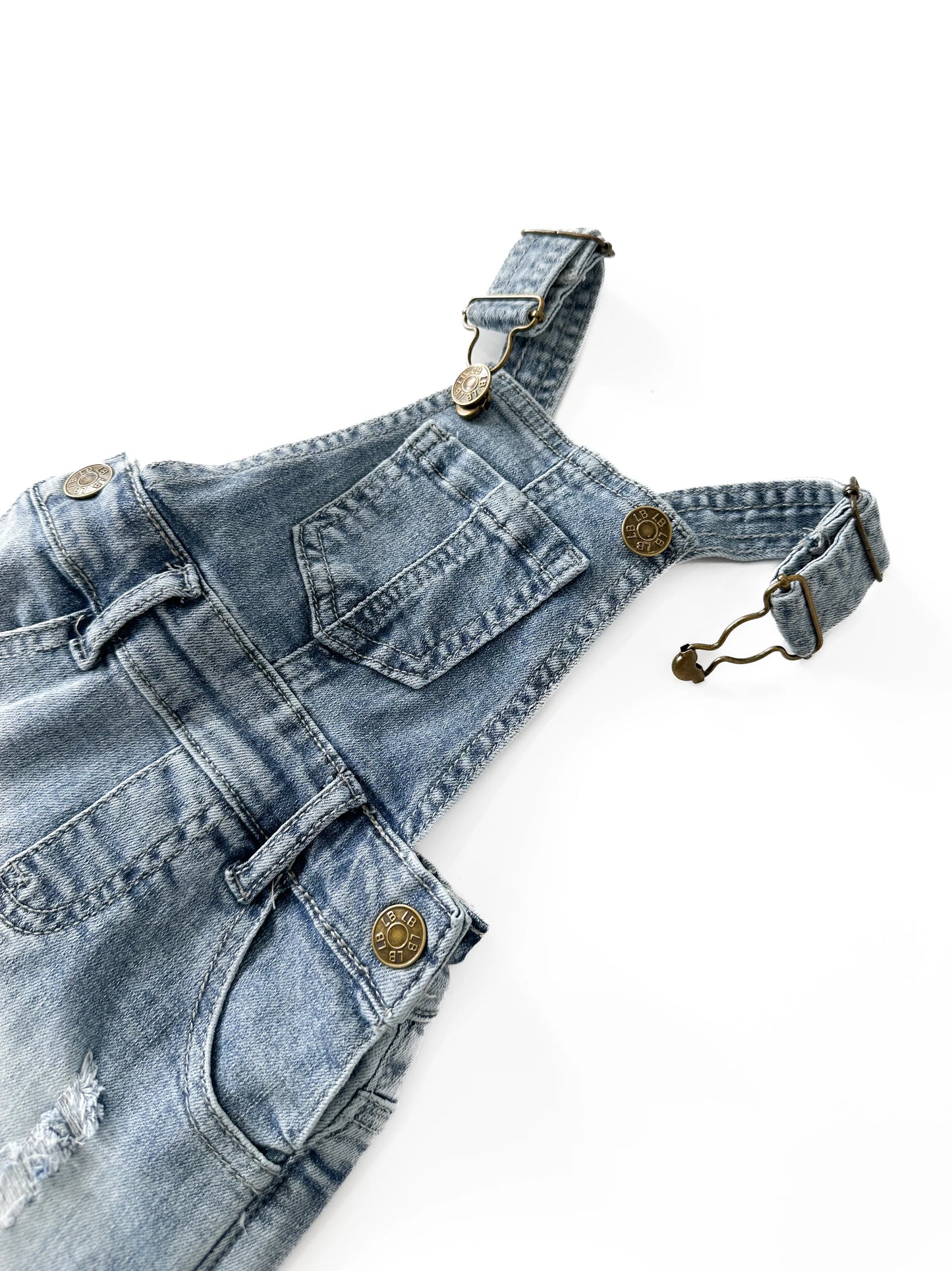 SHORTIE DENIM OVERALL