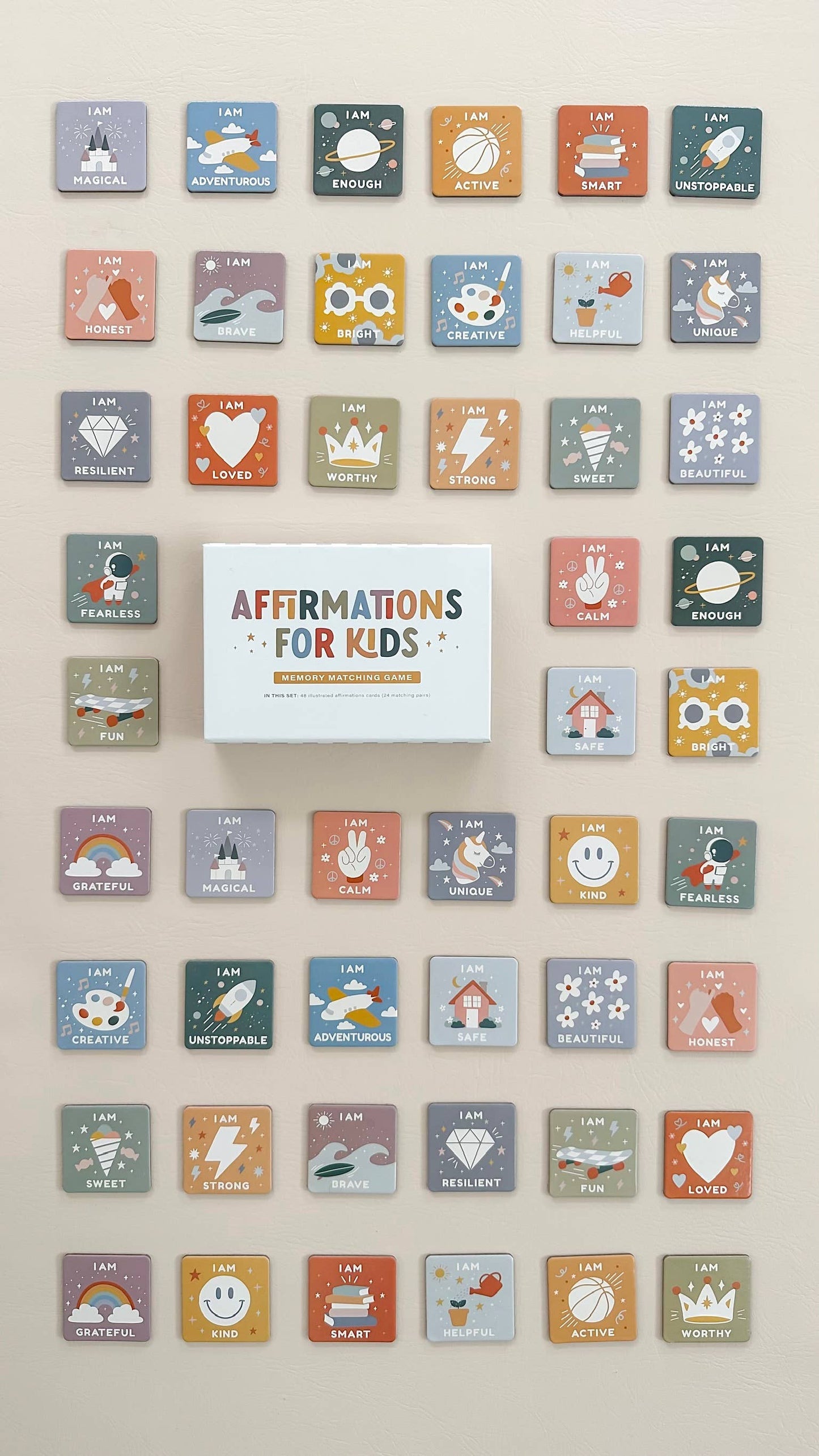 AFFIRMATIONS FOR KIDS | MEMORY MATCHING GAME