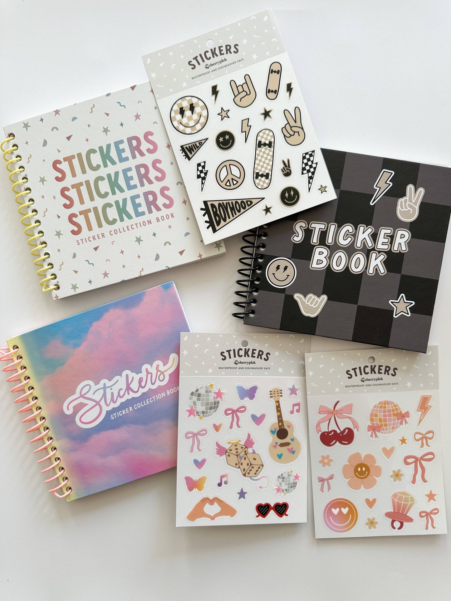 GIRLY POP | WATERPROOF STICKER SHEET