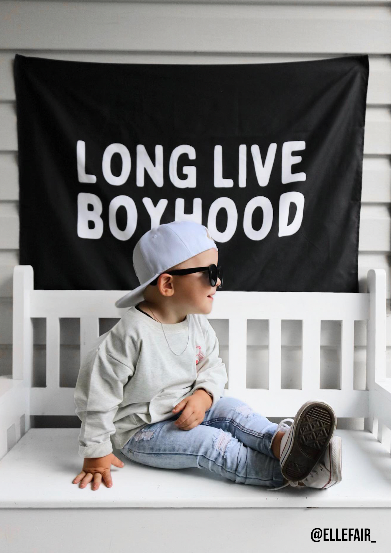 LONG LIVE BOYHOOD BANNER | WALL DECOR