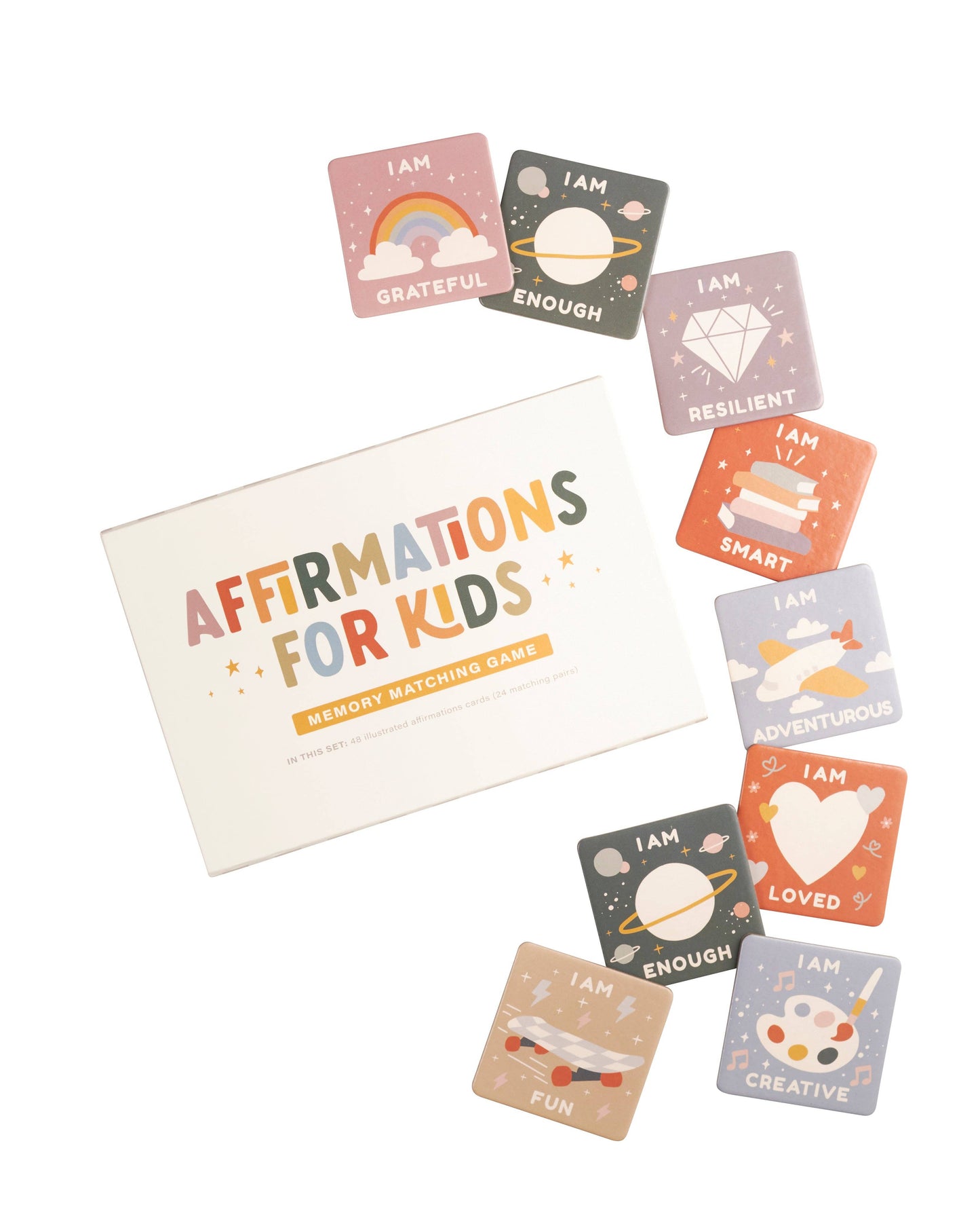 AFFIRMATIONS FOR KIDS | MEMORY MATCHING GAME