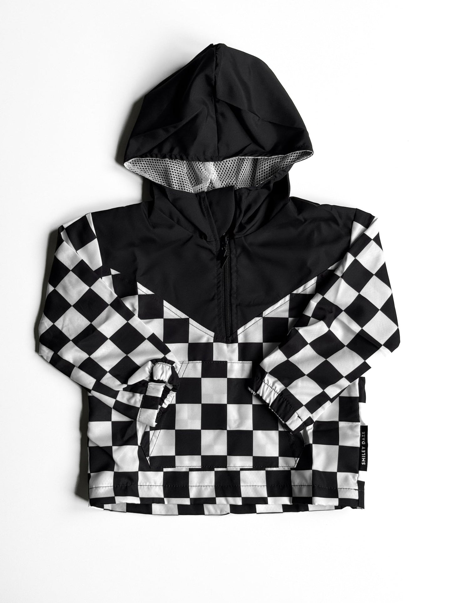 CHECKERED • HALF-ZIP • WINDBREAKER