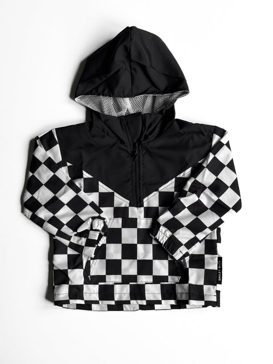 CHECKERED • HALF-ZIP • WINDBREAKER