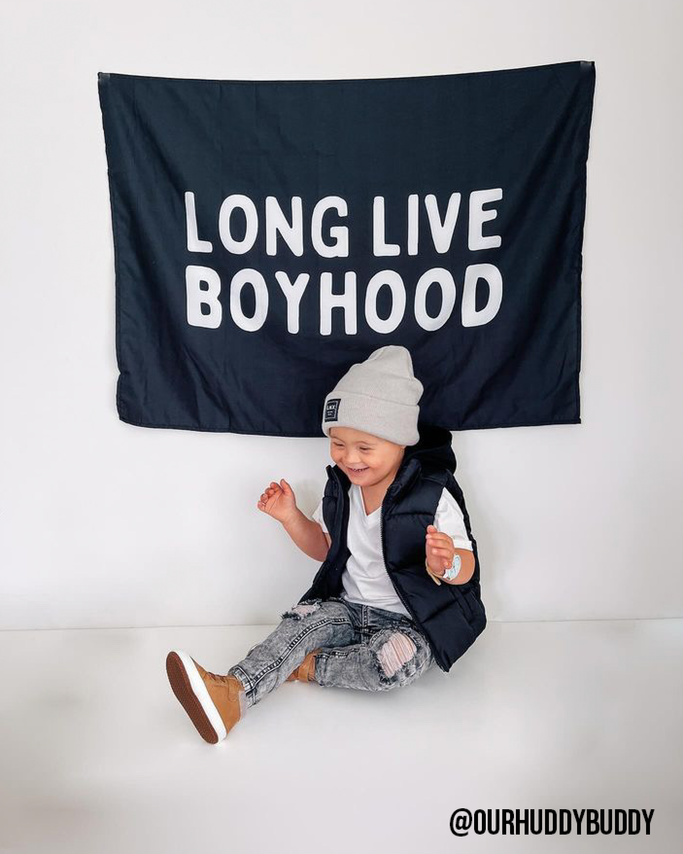 LONG LIVE BOYHOOD BANNER | WALL DECOR