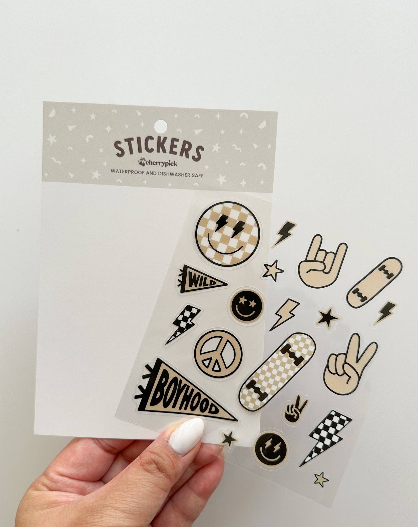 BOYHOOD | WATERPROOF STICKER SHEET