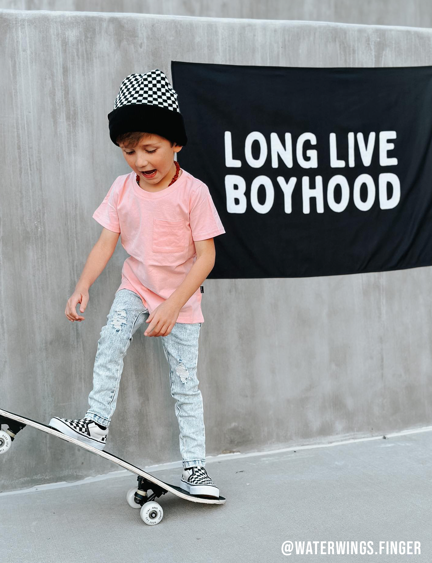 LONG LIVE BOYHOOD BANNER | WALL DECOR