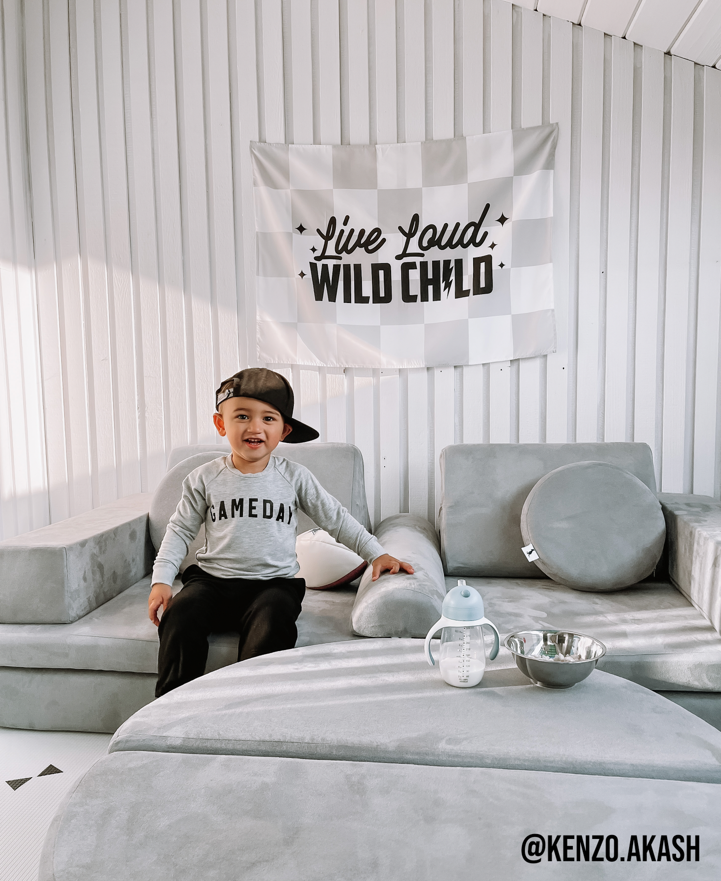 LIVE LOUD WILD CHILD BANNER | WALL DECOR