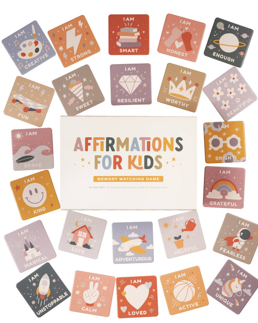 AFFIRMATIONS FOR KIDS | MEMORY MATCHING GAME