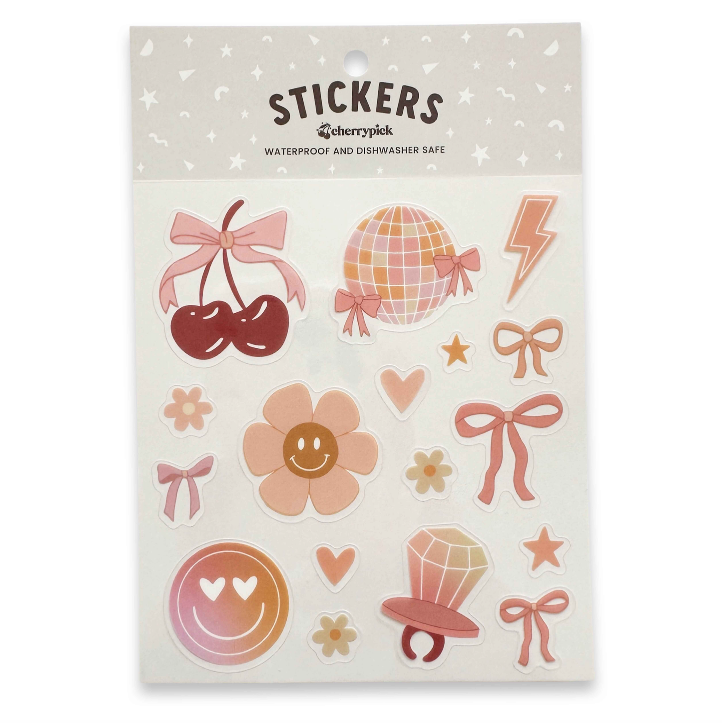 GIRLY POP | WATERPROOF STICKER SHEET