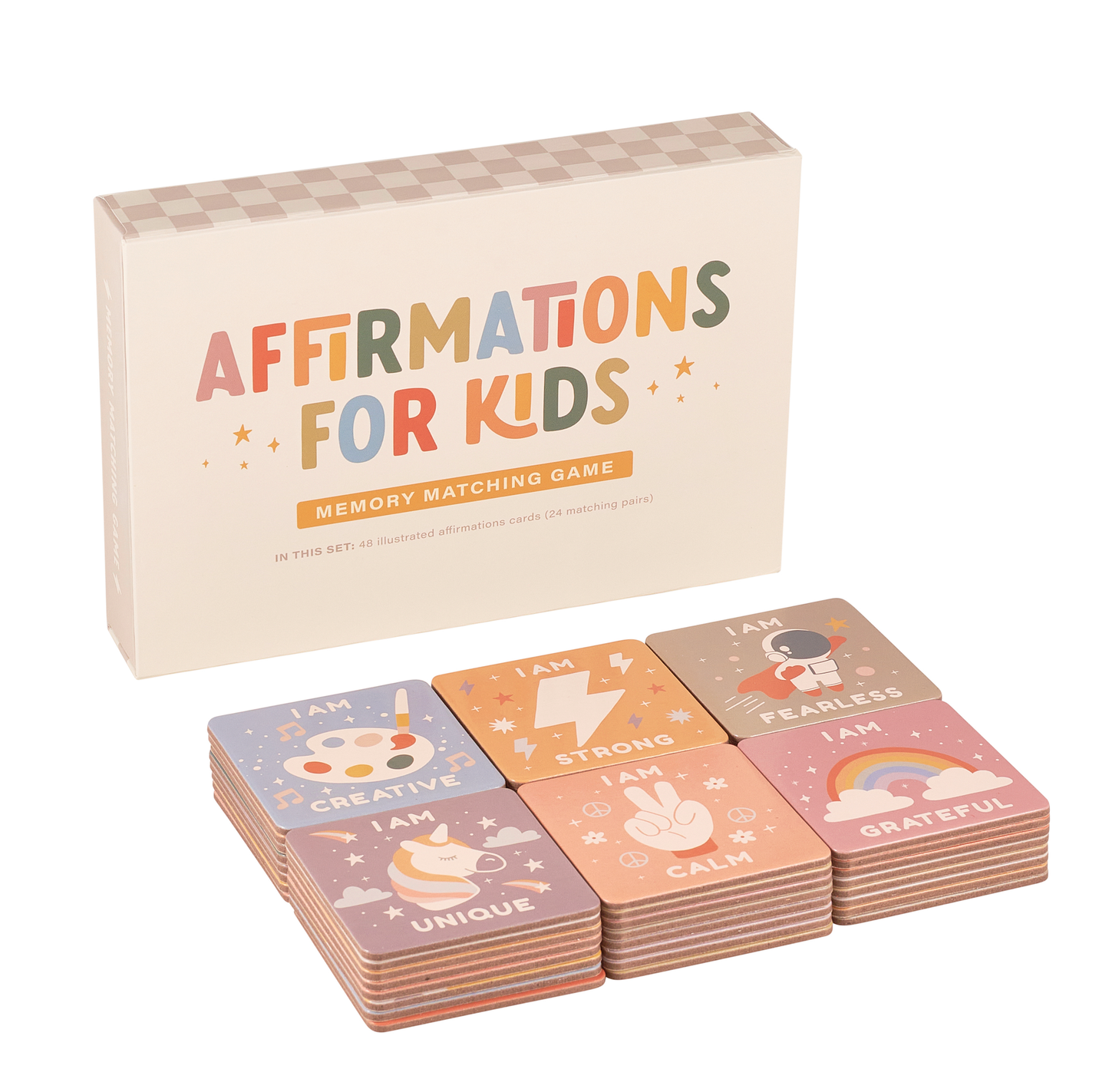 AFFIRMATIONS FOR KIDS | MEMORY MATCHING GAME